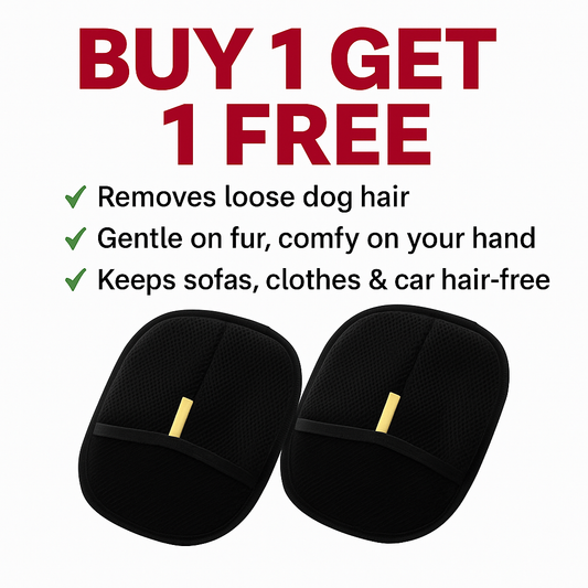 Buy 1 Get 1 FREE – Pet Hair Remover Mitt for Dogs